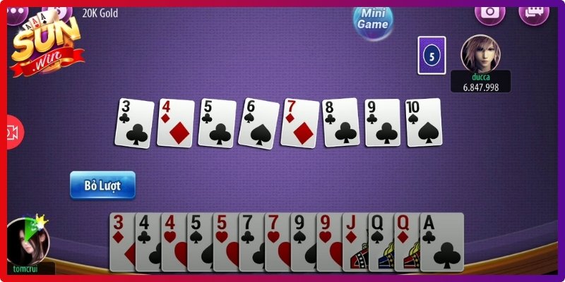 Game Sâm lốc đầy tư duy chiến thuật 